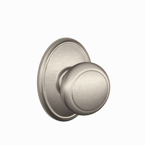 SCHLAGE RESIDENTIAL F10-AND-619-WKF F10 Andover Passage Knob Lock With Wakefield Trim F10AND619WKF F10 AND 619 WKF