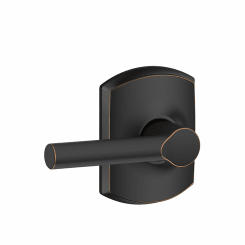 SCHLAGE RESIDENTIAL F10-BRW-716-GRW F10 Broadway Passage Lever Lock With Greenwich Trim F10BRW716GRW F10 BRW 716 GRW