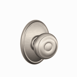 SCHLAGE RESIDENTIAL F10-GEO-619-WKF F10 Georgian Passage Knob Lock With Wakefield Trim F10GEO619WKF F10 GEO 619 WKF