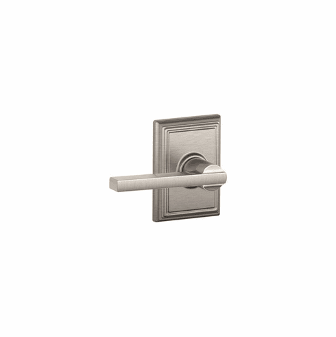 SCHLAGE RESIDENTIAL F10-LAT-619-ADD F10 Latitude Passage Lever Lock With Addison Trim F10LAT619ADD F10 LAT 619 ADD