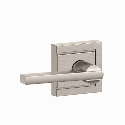SCHLAGE RESIDENTIAL F10-LAT-619-ULD F10 Latitude Passage Lever Lock With Upland Trim F10LAT619ULD F10 LAT 619 ULD