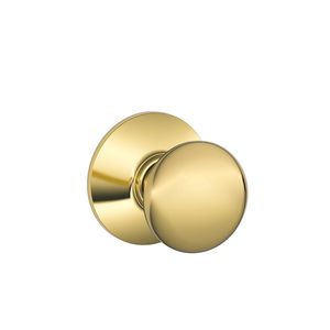 SCHLAGE RESIDENTIAL F10CF-PLY-605 F10F Plymouth Passage Knob Lock F10CFPLY605 F10CF PLY 605