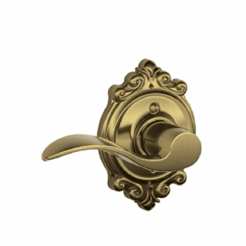 SCHLAGE RESIDENTIAL F170-ACC-609-BRK-LH F170 Accent Dummy Lever Lock With Brookshire Trim F170ACC609BRKLH F170 ACC 609 BRK LH