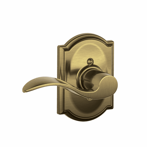 SCHLAGE RESIDENTIAL F170-ACC-609-CAM-LH F170 Accent Dummy Lever Lock With Camelot Trim F170ACC609CAMLH F170 ACC 609 CAM LH