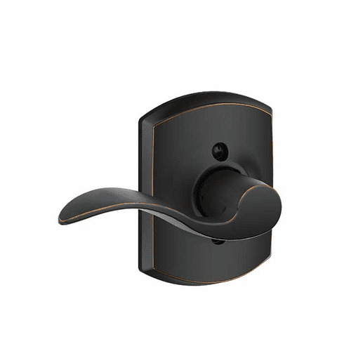 SCHLAGE RESIDENTIAL F170-ACC-716-GRW-RH F170 Accent Dummy Lever Lock With Greenwich Trim F170ACC716GRWRH F170 ACC 716 GRW RH