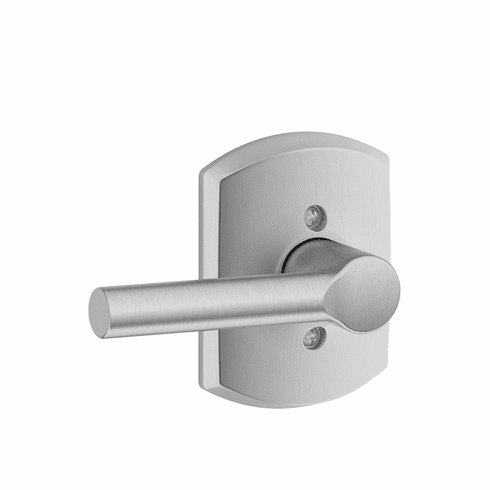 SCHLAGE RESIDENTIAL F170-BRW-626-GRW F170 Broadway Dummy Lever Lock With Greenwich Trim F170BRW626GRW F170 BRW 626 GRW