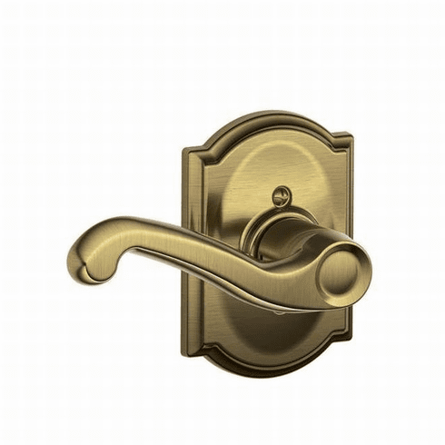SCHLAGE RESIDENTIAL F170-FLA-609-CAM-RH F170 Flair Dummy Lever Lock With Camelot Trim F170FLA609CAMRH F170 FLA 609 CAM RH