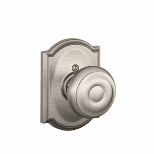 SCHLAGE RESIDENTIAL F170-GEO-619-WKF F170 Georgian Dummy Knob Lock With Wakefield Trim F170GEO619WKF F170 GEO 619 WKF