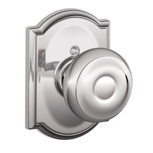 SCHLAGE RESIDENTIAL F170-GEO-625-CAM F170 Georgian Dummy Knob Lock With Camelot Trim F170GEO625CAM F170 GEO 625 CAM
