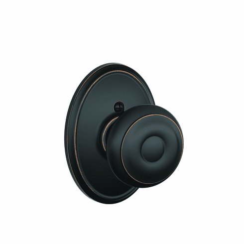 SCHLAGE RESIDENTIAL F170-GEO-716-WKF F170 Georgian Dummy Knob Lock With Wakefield Trim F170GEO716WKF F170 GEO 716 WKF