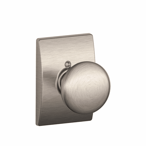 SCHLAGE RESIDENTIAL F170-PLY-619-CEN F170 Plymouth Dummy Knob Lock With Century Trim F170PLY619CEN F170 PLY 619 CEN