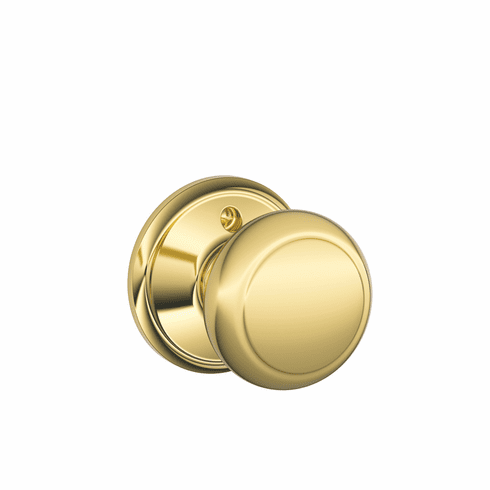 SCHLAGE RESIDENTIAL F40-AND-605 F40 Andover Privacy Knob Lock F40AND605 F40 AND 605
