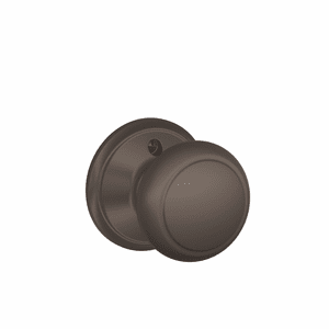 SCHLAGE RESIDENTIAL F40-AND-613 F40 Andover Privacy Knob Lock F40AND613 F40 AND 613