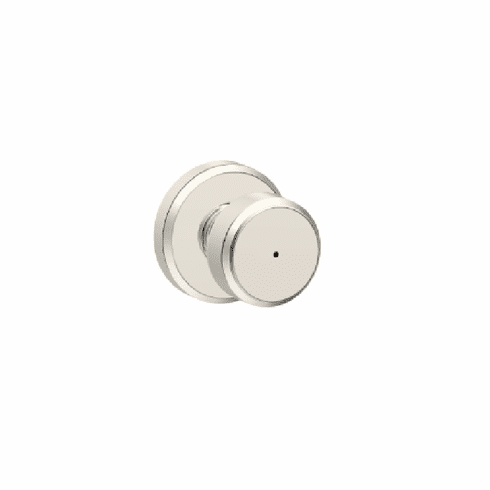 SCHLAGE RESIDENTIAL F40-BWE-618-GSN F40 Bowery Privacy Knob Lock With Greyson Trim F40BWE618GSN F40 BWE 618 GSN