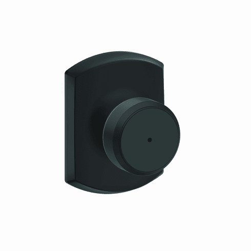 SCHLAGE RESIDENTIAL F40-BWE-622-GRW F40 Bowery Privacy Knob Lock With Greenwich Trim F40BWE622GRW F40 BWE 622 GRW