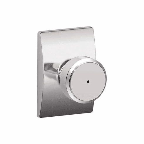 SCHLAGE RESIDENTIAL F40-BWE-625-CEN F40 Bowery Privacy Knob Lock With Century Trim F40BWE625CEN F40 BWE 625 CEN