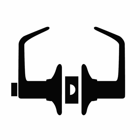 SCHLAGE RESIDENTIAL F40-CHP-619-CAM F40 Champagne Privacy Lever Lock With Camelot Trim F40CHP619CAM F40 CHP 619 CAM