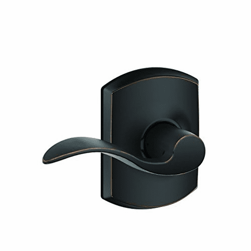 SCHLAGE RESIDENTIAL F51A-ACC-716-GRW F51A Accent Keyed Entry Lever Lock With Greenwich Trim F51AACC716GRW F51A ACC 716 GRW