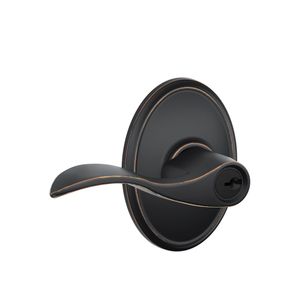 SCHLAGE RESIDENTIAL F51A-ACC-716-WKF F51A Accent Keyed Entry Lever Lock With Wakefield Trim F51AACC716WKF F51A ACC 716 WKF