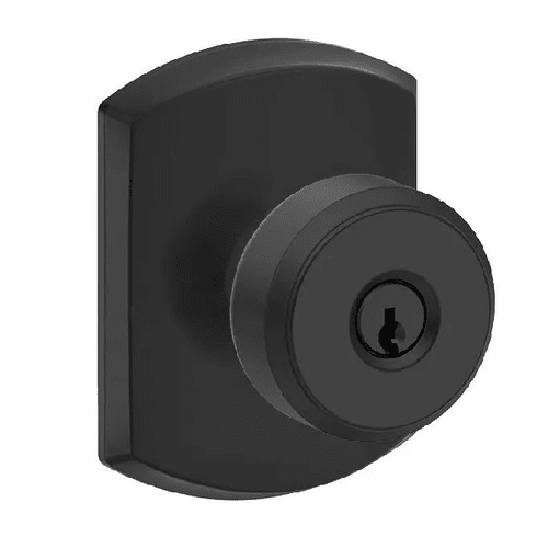 SCHLAGE RESIDENTIAL F51A-BWE-622-GRW F51A Bowery Keyed Entry Knob Lock With Greenwich Trim F51ABWE622GRW F51A BWE 622 GRW