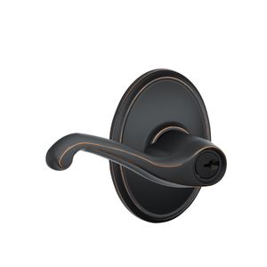 SCHLAGE RESIDENTIAL F51A-FLA-716-WKF F51A Flair Keyed Entry Lever Lock With Wakefield Trim F51AFLA716WKF F51A FLA 716 WKF