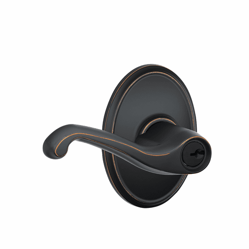 SCHLAGE RESIDENTIAL F51A-FLA-716-WKF F51A Flair Keyed Entry Lever Lock With Wakefield Trim F51AFLA716WKF F51A FLA 716 WKF