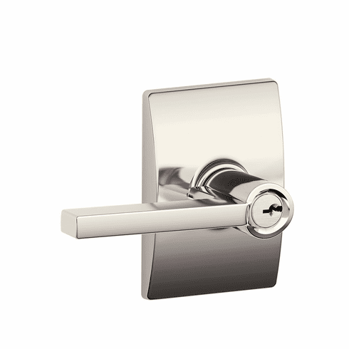 SCHLAGE RESIDENTIAL F51A-LAT-618-CEN F51A Latitude Keyed Entry Lever Lock With Century Trim F51ALAT618CEN F51A LAT 618 CEN