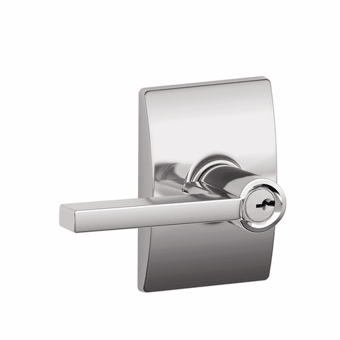 SCHLAGE RESIDENTIAL F51A-LAT-625-CEN F51A Latitude Keyed Entry Lever Lock With Century Trim F51ALAT625CEN F51A LAT 625 CEN