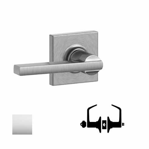 SCHLAGE RESIDENTIAL F51A-LAT-625-COL F51A Latitude Keyed Entry Lever Lock With Collins Trim F51ALAT625COL F51A LAT 625 COL