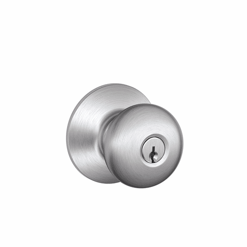 SCHLAGE RESIDENTIAL F51A-PLY-626 F51A Plymouth Keyed Entry Knob Lock F51APLY626 F51A PLY 626