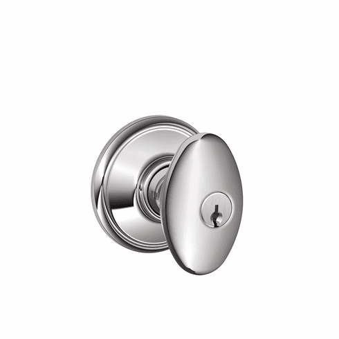 SCHLAGE RESIDENTIAL F51A-SIE-625 F51A Siena Keyed Entry Knob Lock F51ASIE625 F51A SIE 625