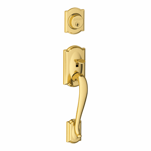 SCHLAGE RESIDENTIAL F58-CAM-605 F58 Camelot Handleset/Entrance Lock Exterior F58CAM605 F58 CAM 605