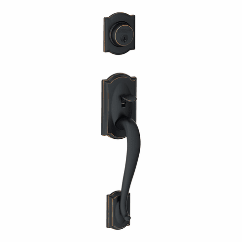 SCHLAGE RESIDENTIAL F58-CAM-716 F58 Camelot Handleset/Entrance Lock Exterior F58CAM716 F58 CAM 716