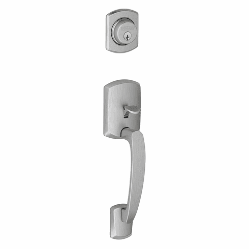 SCHLAGE RESIDENTIAL F58-GRW-626 F58 Greenwich Handleset/Entrance Lock Exterior F58GRW626 F58 GRW 626
