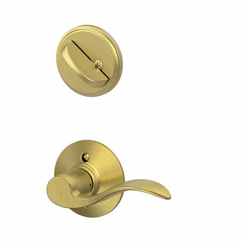 SCHLAGE RESIDENTIAL F59-ACC-608-LH F59 Accent Inside Trim Handleset/Entrance Lever Lock F59ACC608LH F59 ACC 608 LH