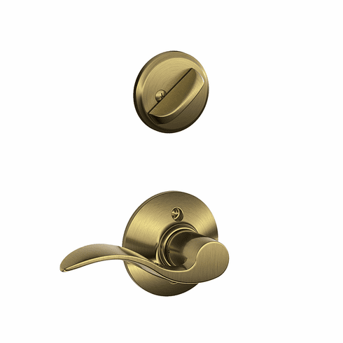 SCHLAGE RESIDENTIAL F59-ACC-609-RH F59 Accent Inside Trim Handleset/Entrance Lever Lock F59ACC609RH F59 ACC 609 RH