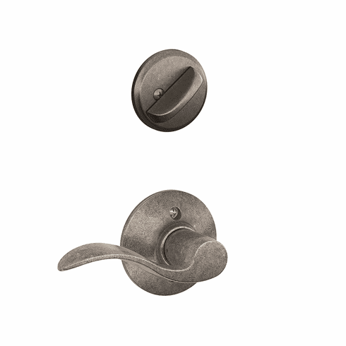 SCHLAGE RESIDENTIAL F59-ACC-621-RH F59 Accent Inside Trim Handleset/Entrance Lever Lock F59ACC621RH F59 ACC 621 RH