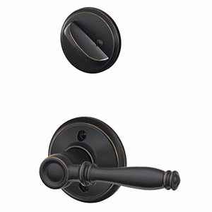SCHLAGE RESIDENTIAL F59-BIR-716 F59 Birmingham Inside Trim Handleset/Entrance Lever Lock F59BIR716 F59 BIR 716