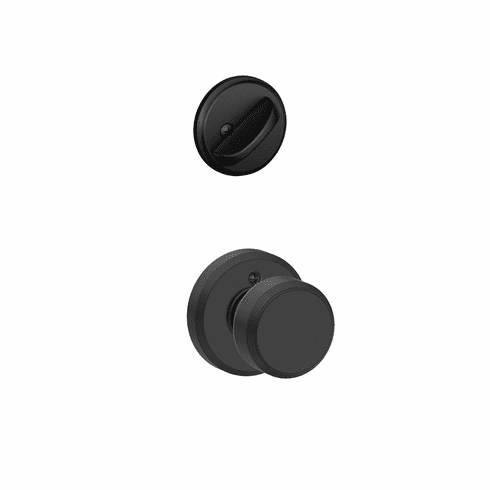 SCHLAGE RESIDENTIAL F59-BWE-622-GSN F59 Bowery Inside Trim Handleset/Entrance Knob Lock With Greyson Trim F59BWE622GSN F59 BWE 622 GSN