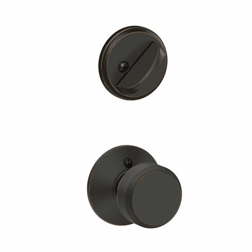 SCHLAGE RESIDENTIAL F59-BWE-716 F59 Bowery Inside Trim Handleset/Entrance Knob Lock F59BWE716 F59 BWE 716