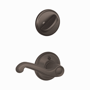 SCHLAGE RESIDENTIAL F59-FLA-613-RH F59 Flair Inside Trim Handleset/Entrance Lever Lock F59FLA613RH F59 FLA 613 RH