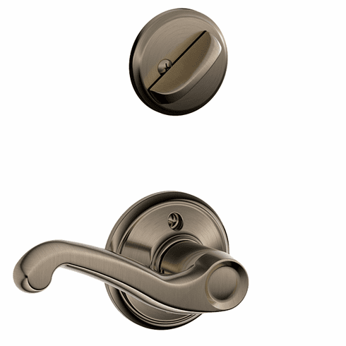 SCHLAGE RESIDENTIAL F59-FLA-620-RH F59 Flair Inside Trim Handleset/Entrance Lever Lock F59FLA620RH F59 FLA 620 RH