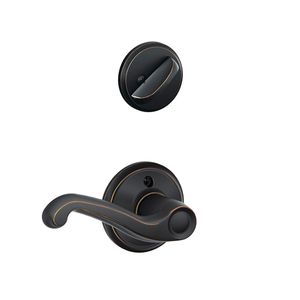 SCHLAGE RESIDENTIAL F59-FLA-716-WKF-RH F59 Flair Inside Trim Handleset/Entrance Lever Lock With Wakefield Trim F59FLA716WKFRH F59 FLA 716 WKF RH