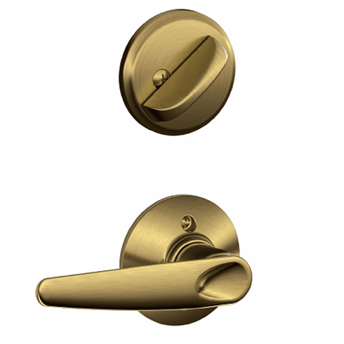 SCHLAGE RESIDENTIAL F59-JAZ-609 F59 Jazz Inside Trim Handleset/Entrance Lever Lock F59JAZ609 F59 JAZ 609