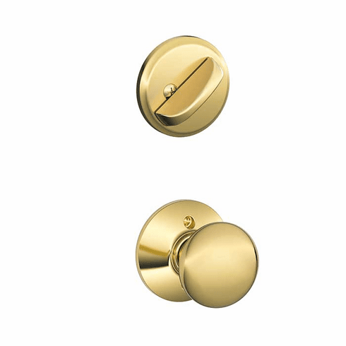 SCHLAGE RESIDENTIAL F59-PLY-605 F59 Plymouth Inside Trim Handleset/Entrance Knob Lock F59PLY605 F59 PLY 605