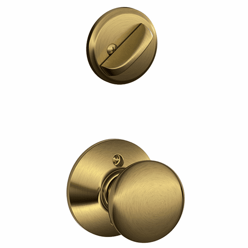 SCHLAGE RESIDENTIAL F59-PLY-609 F59 Plymouth Inside Trim Handleset/Entrance Knob Lock F59PLY609 F59 PLY 609