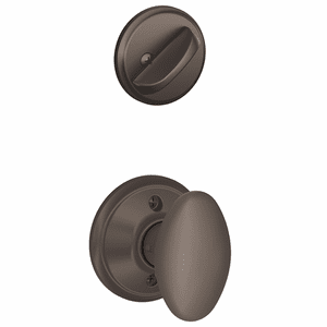 SCHLAGE RESIDENTIAL F59-SIE-613 F59 Siena Inside Trim Handleset/Entrance Knob Lock F59SIE613 F59 SIE 613
