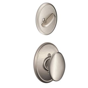 SCHLAGE RESIDENTIAL F59-SIE-619-WKF F59 Siena Inside Trim Handleset/Entrance Knob Lock With Wakefield Trim F59SIE619WKF F59 SIE 619 WKF