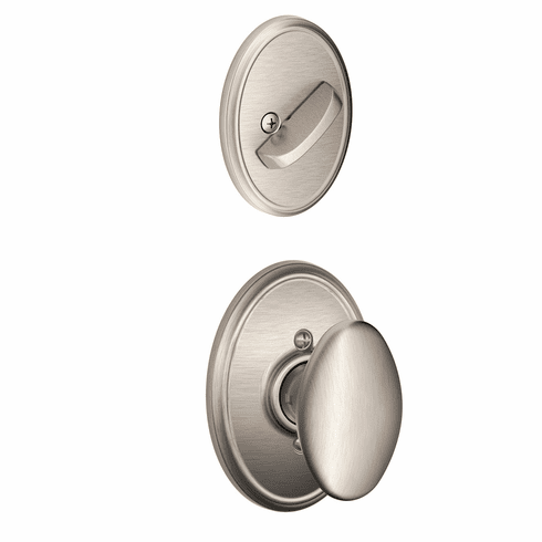 SCHLAGE RESIDENTIAL F59-SIE-619-WKF F59 Siena Inside Trim Handleset/Entrance Knob Lock With Wakefield Trim F59SIE619WKF F59 SIE 619 WKF
