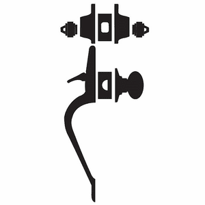 SCHLAGE RESIDENTIAL F62-ADD-SIE-619 F62 Addison Double Cylinder Handleset With Siena Entrance Knob F62ADDSIE619 F62 ADD SIE 619